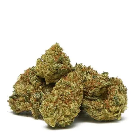 Fleurs de CBD Grappe Fruit, bourgeons vert doré recouverts de trichomes