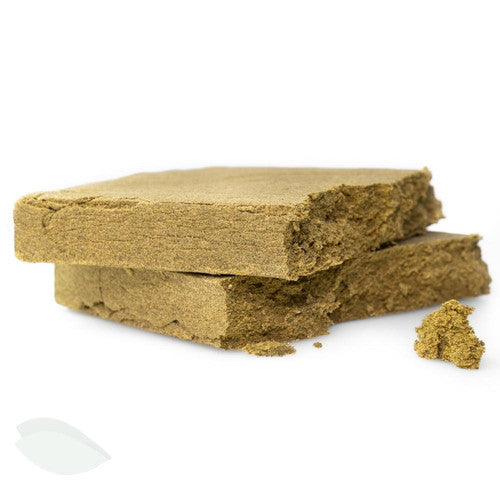 Résine CBD Sunset Sherbet, blocs de hash doré